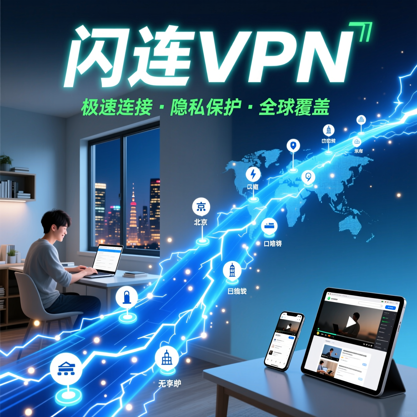 闪连使用指南入口